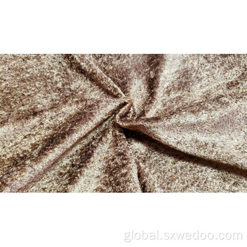 China Polyester Small Hair Warp Knitted Long Hair Fabric Supplier